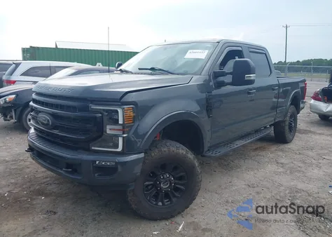 2021 Ford F-250 Lariat z USA, uszkodzony, nr VIN 1FT7W2BN8MEE12127